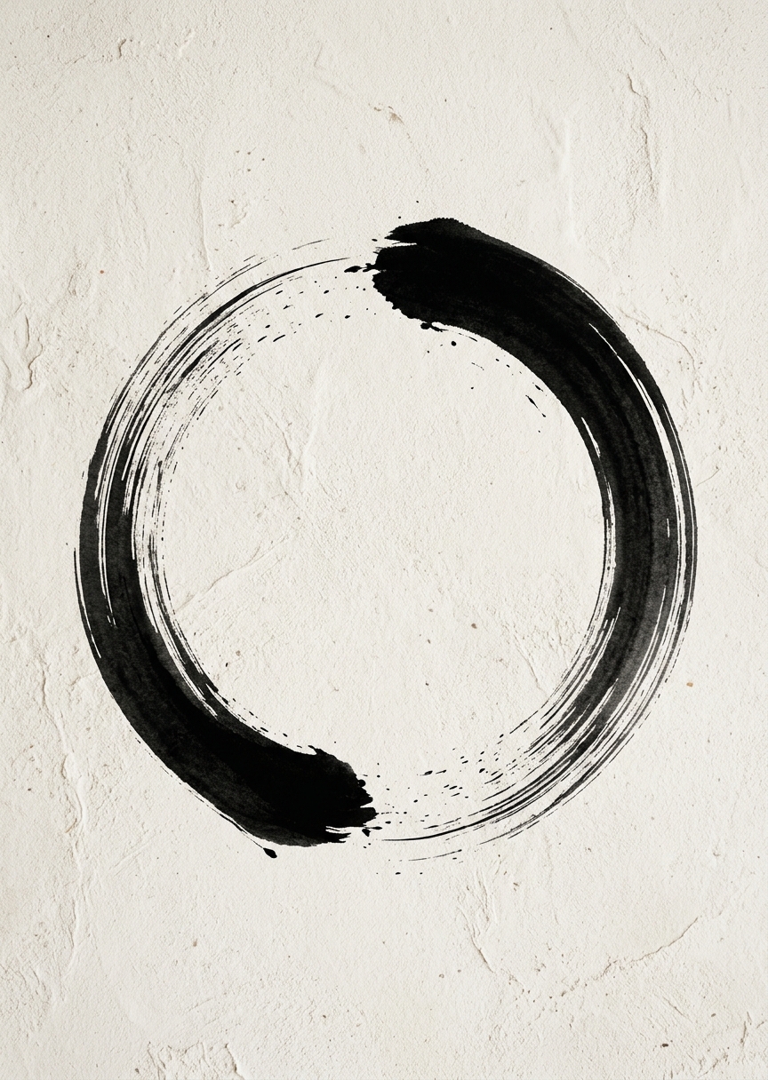 Japandi-minimalism med – AI-poster