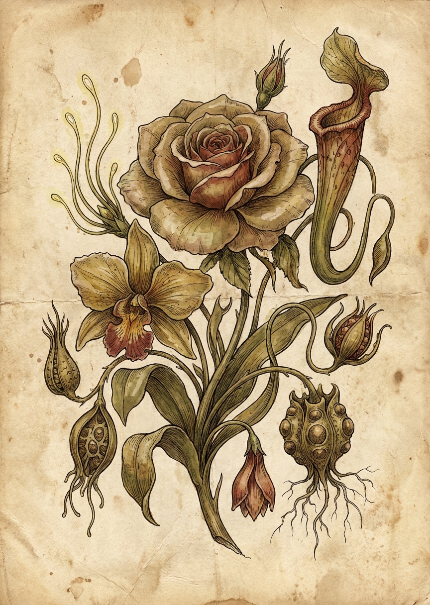Vintageillustration av en – AI-poster
