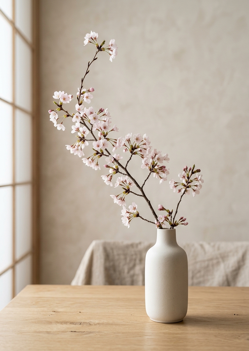 Japandi-stil med skira – AI-poster