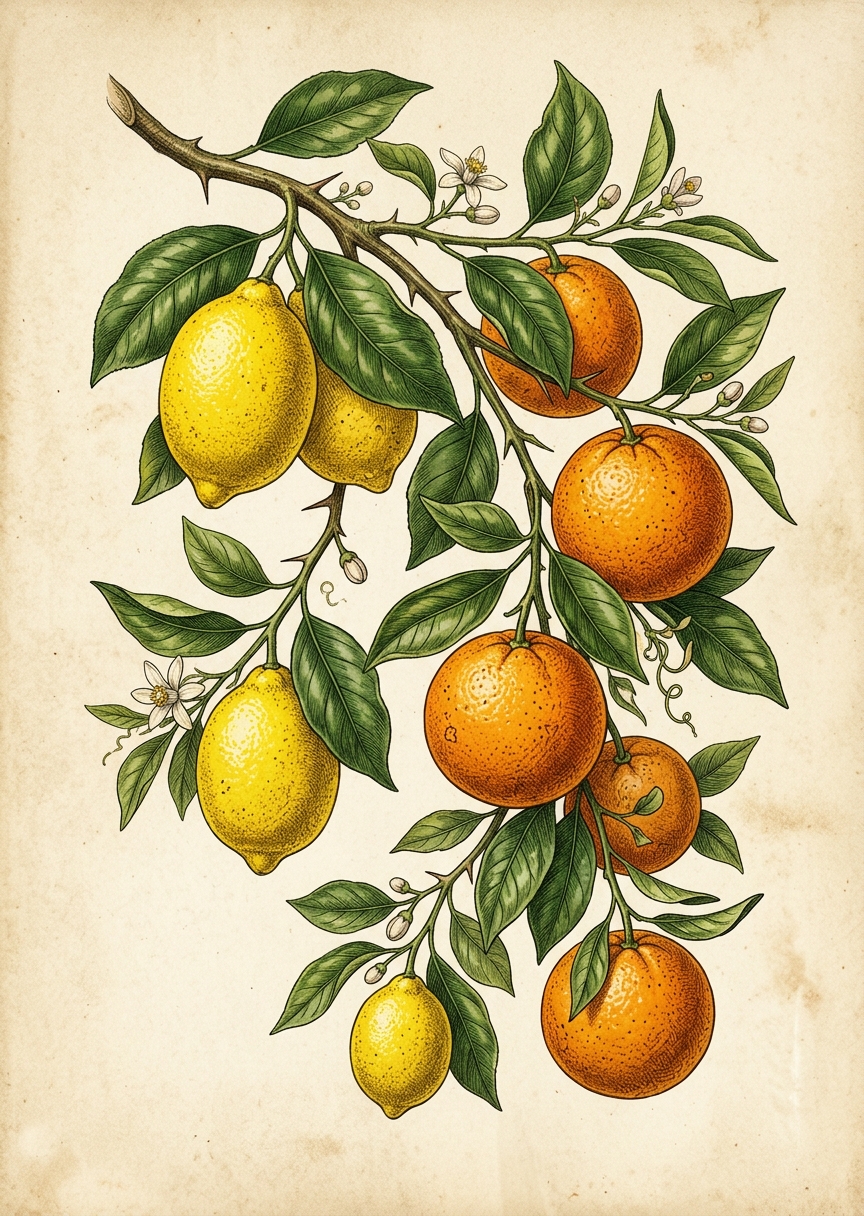 Vintage-illustration av – AI-poster