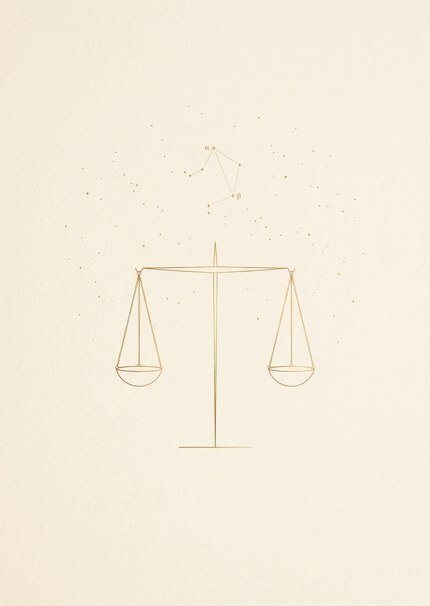 Minimalistisk Våg i guld – AI-poster