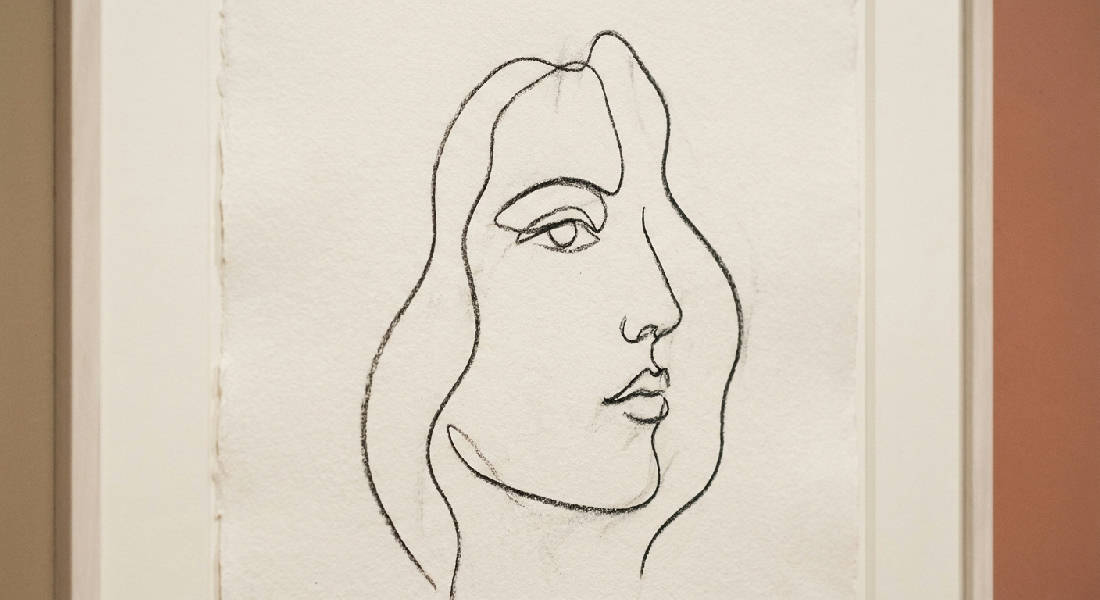 Minimalistisk Picasso Poster - Linjekonst