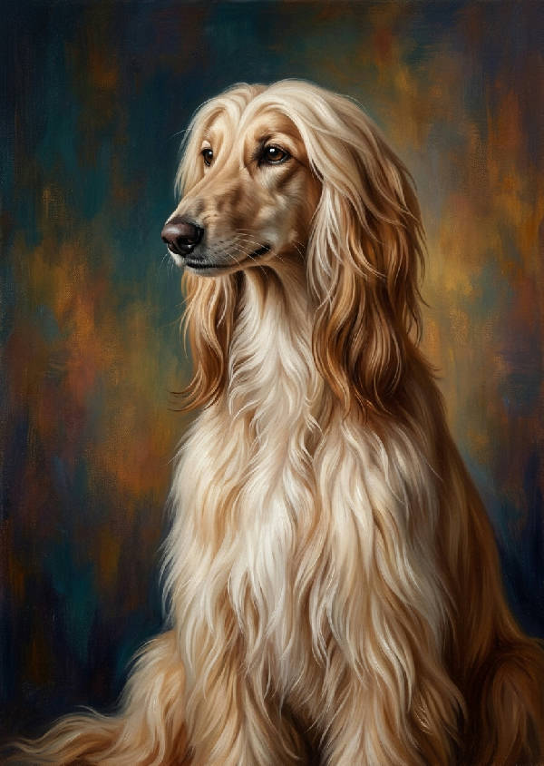 personal pet portrait poster – AI-poster
