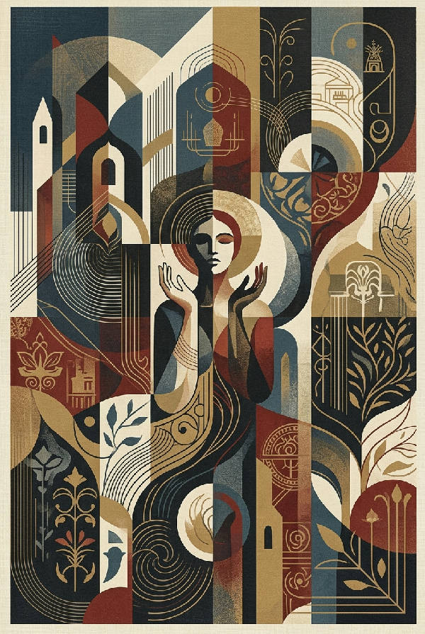 Svartvit poster som visar texten 'Exposition D'art Graphique No1' med elegant typografi.