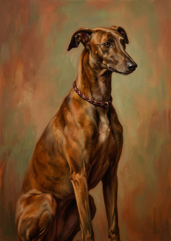 personal pet portrait poster – AI-poster