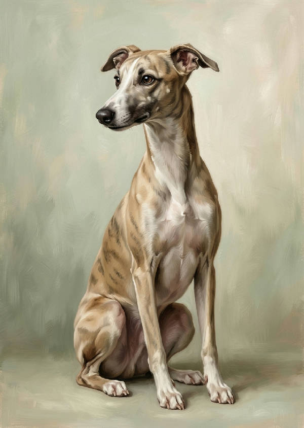 personal pet portrait poster – AI-poster